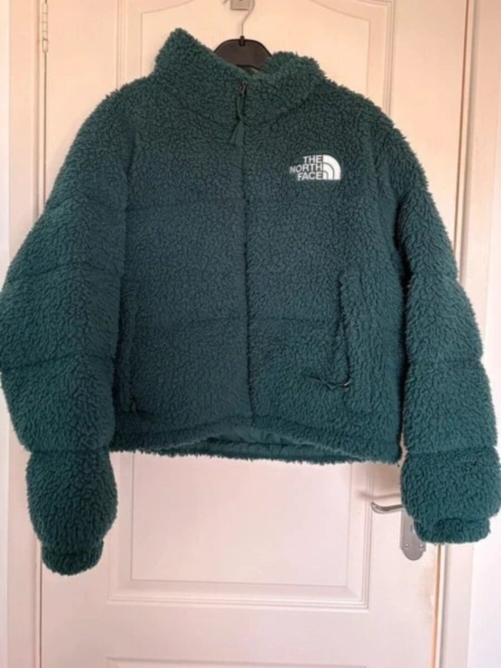 The North Face Nuptse Fleece Jacket Dark Green Size XL